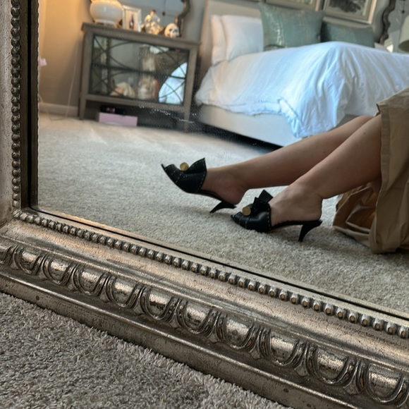 Jour black and gold low heel - Picture 4 of 6